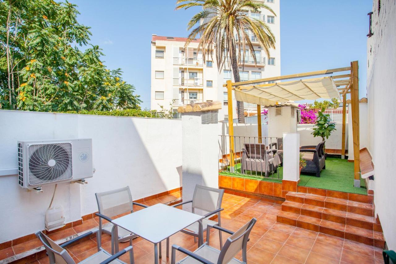 Apartamento Con Terraza Valencia Exteriör bild
