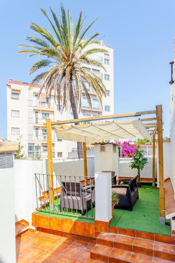 Apartamento Con Terraza Valencia Exteriör bild