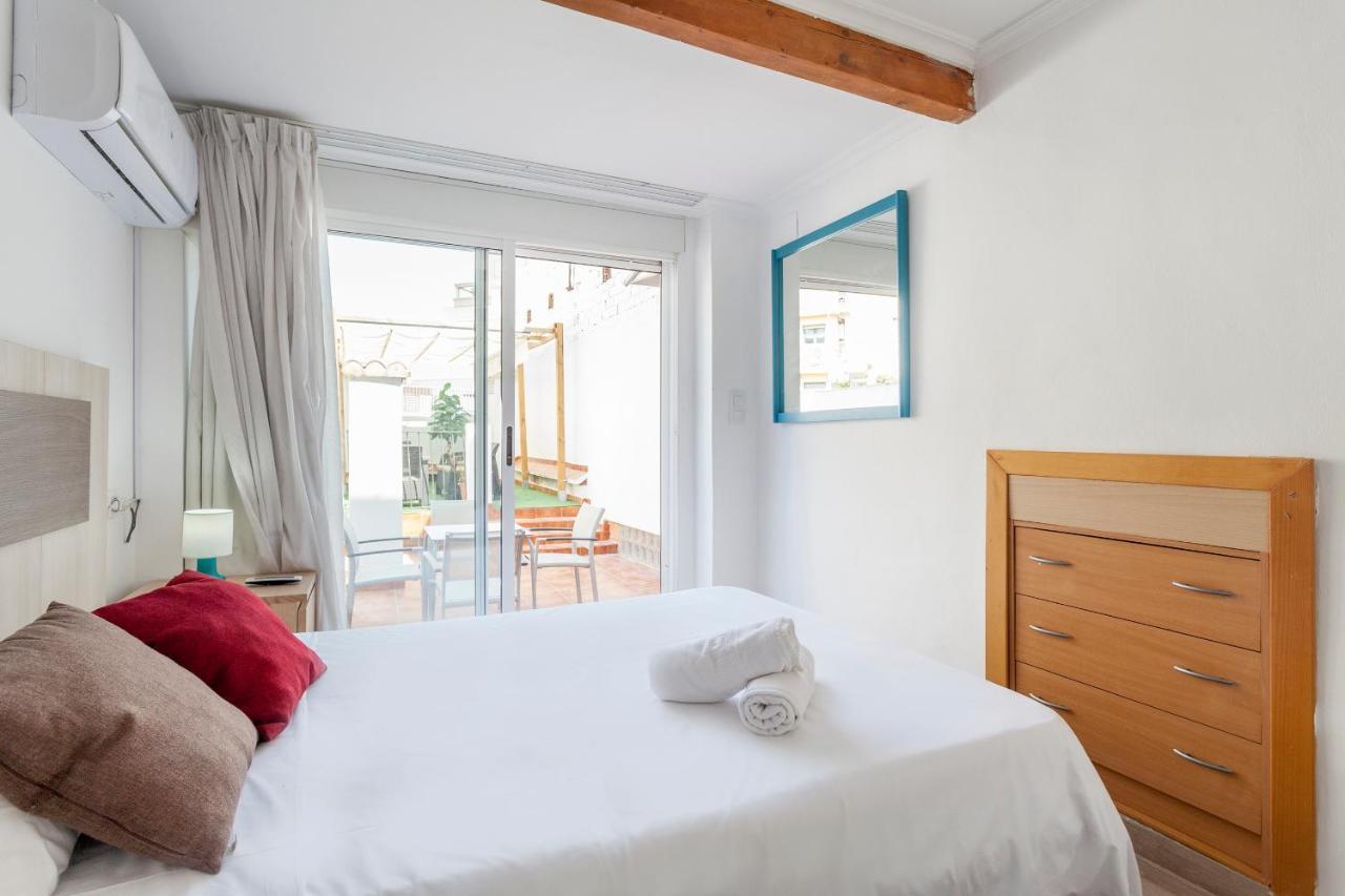 Apartamento Con Terraza Valencia Exteriör bild